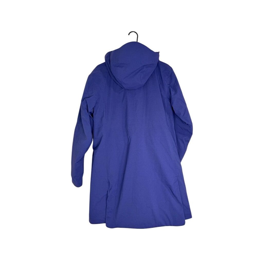 Oros Women's Puffer Ski Jacket Blue Hooded Insulated Size S Winter Cobalt Blue - Picture 7 of 9